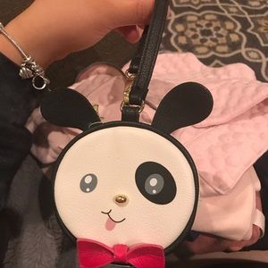 Betsey Johnson Puppy Face Circle Wrislet